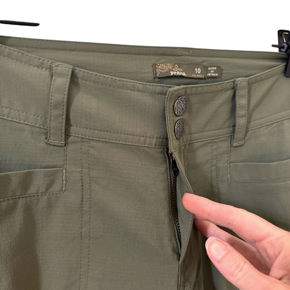 Prana Keeley Pant Forrest Green Size 10 - Picture 5 of 13